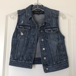 Express jean vest